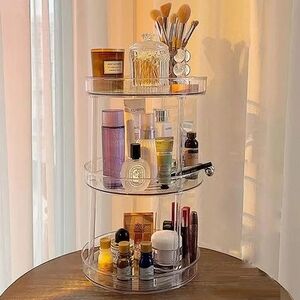Clear Rotating Makeup Organizer